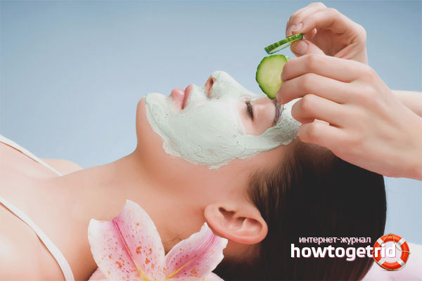 Homemade mask against enlarged pores