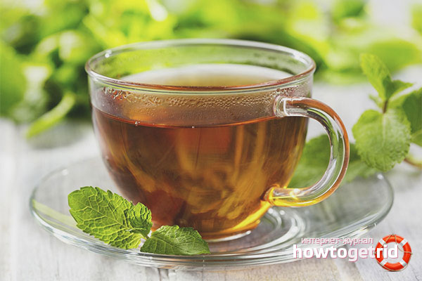 Kräuter-Pfefferminztee gegen Schlaflosigkeit