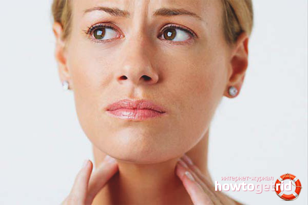How to treat lymph nodes in the neck