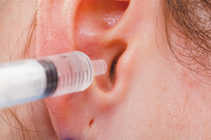 How to rinse your ear