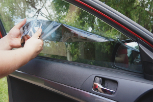 How to remove tinting from glass