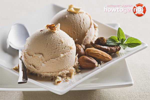 Crème glacée crème brûlée