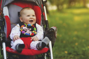 How to teach a child a stroller