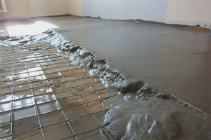 How to level a concrete floor under linoleum