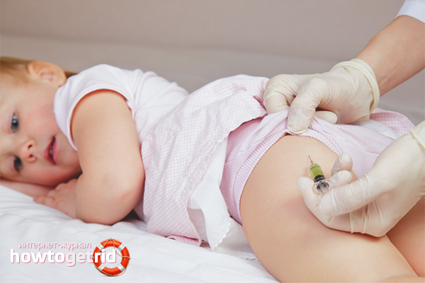 Wie man ein Kind in das Gesäß spritzt