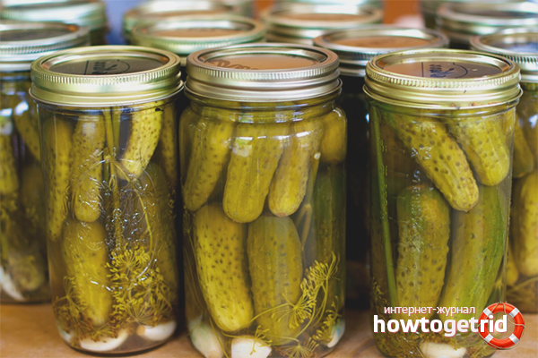 Canned Cucumbers with Tarragon