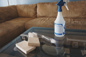 How to clean the sofa from urine