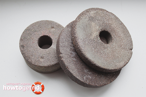 Schleifstein schärfen