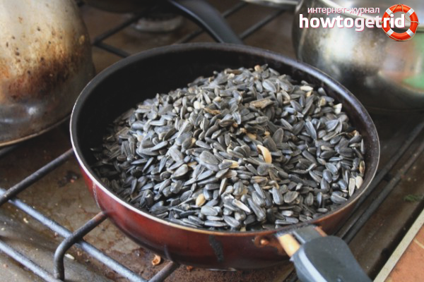 Comment faire frire les graines dans une poêle