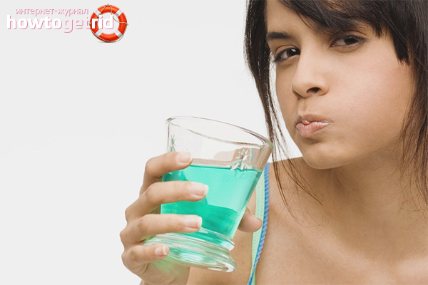 Mouthwash for acne on the tongue