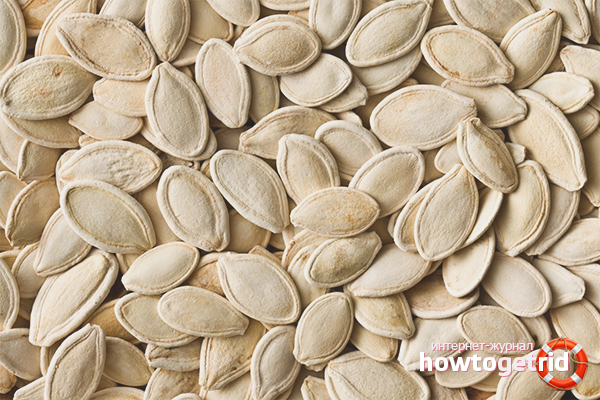 Faire frire les graines de citrouille