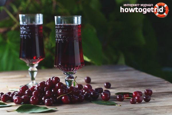 How to make cherry liqueur