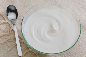 Sour cream hair mask