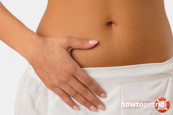 Treatment of appendicitis in women
