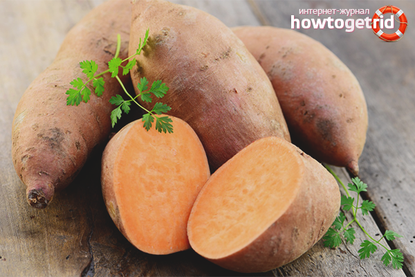 Schäden an Süßkartoffeln