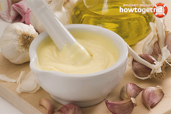 Mayonnaise à l'ail