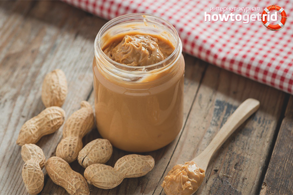 Dommages et contre-indications pour le beurre d'arachide