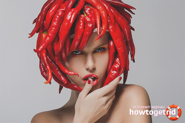 Masken mit Pfefferreparatur zur Haarwiederherstellung