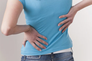 Low back pain during menstruation
