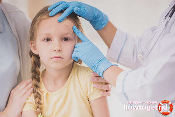 Diagnostic d'une commotion cérébrale chez les enfants