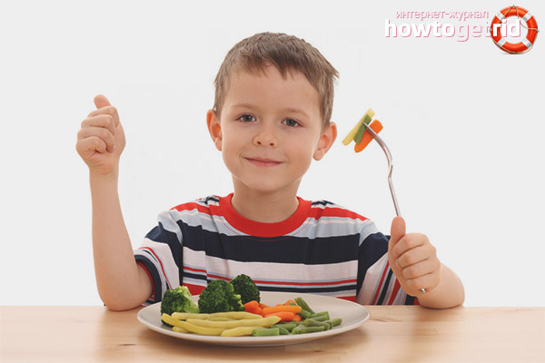 Régime alimentaire contre la diarrhée chez un enfant