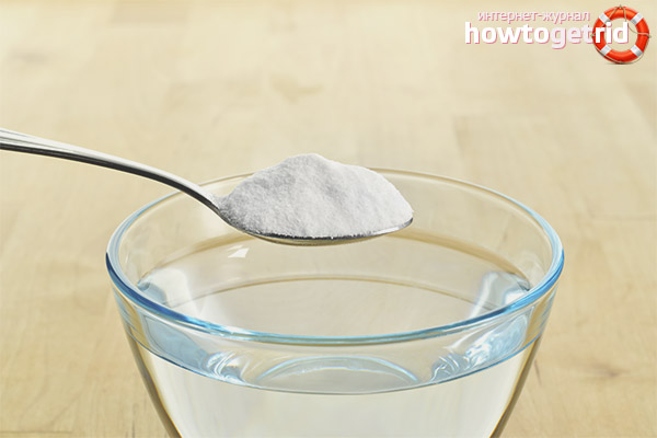 Comment prendre du soda lors du nettoyage du corps