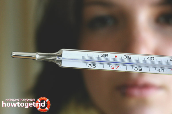 Welche Temperatur sollte bei einem Erwachsenen gesenkt werden?