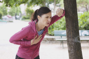 Shortness of breath when walking