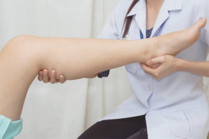 Swelling of the legs after cesarean section