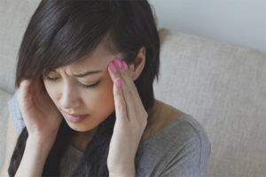 It gets dark in my eyes and dizzy