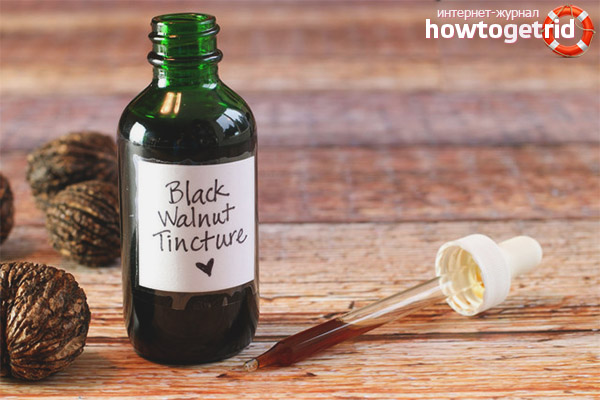 Teinture de noyer noir