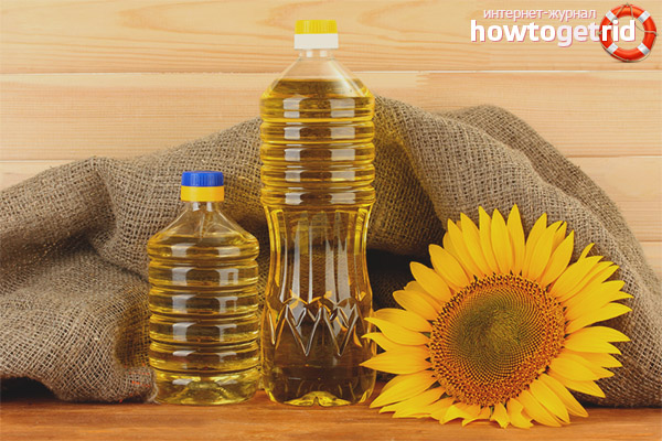 Huile de tournesol pour la constipation chez les enfants