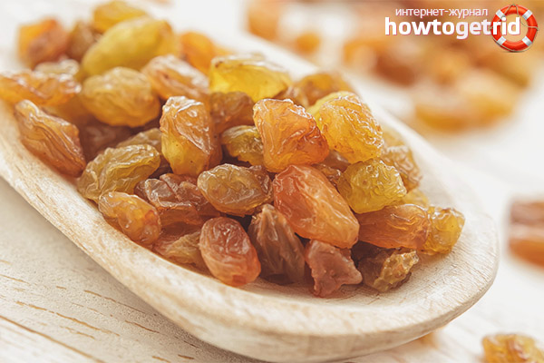 L'utilisation de raisins secs pendant la grossesse