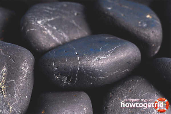 The use of shungite for therapeutic purposes