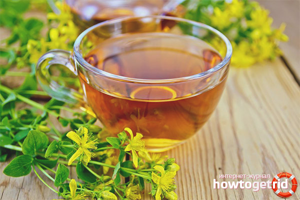 The benefits and harms of hypericum tea