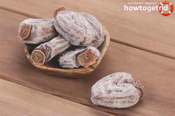 Les avantages et les inconvénients des kakis séchés