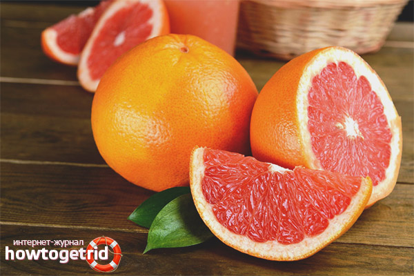 Was ist nützliche Grapefruit für Frauen und Männer