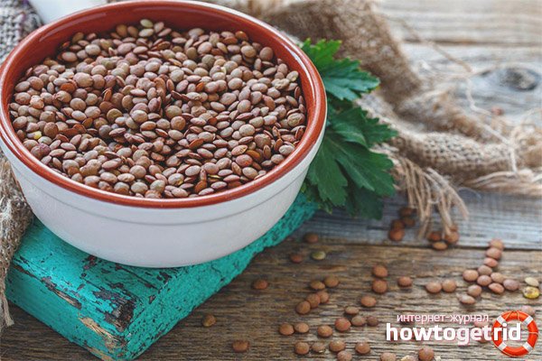 To whom lentils are prohibited