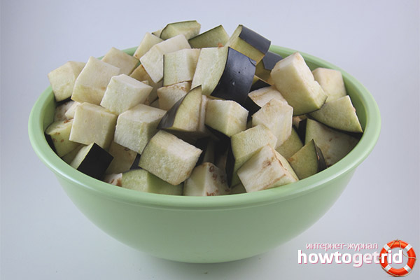 Wie man getrocknete Auberginen einfriert