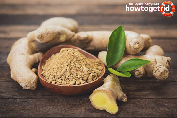 Contre-indications de racine de gingembre