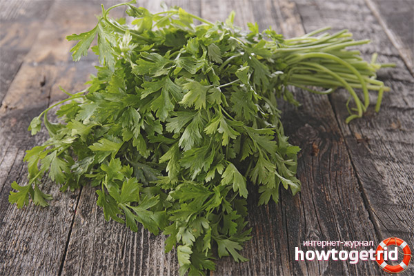 What is useful parsley for men