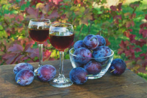 Homemade Plum Wine