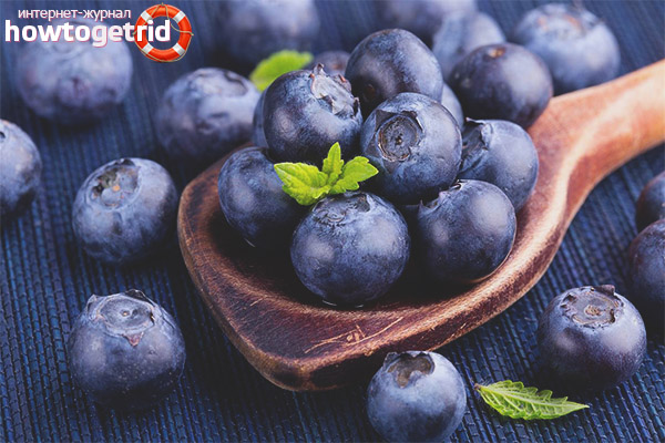 Blaubeeren während einer Diät essen